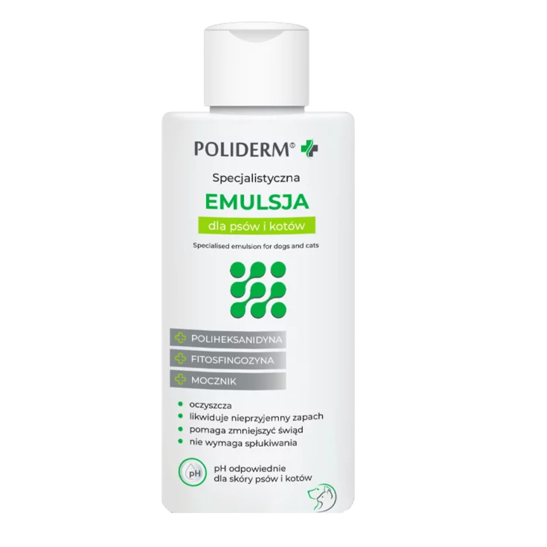 JM SANTE Poliderm - emulsion für entzündungsanfällige haut bei hunden und katzen – 140 ml - foto 3