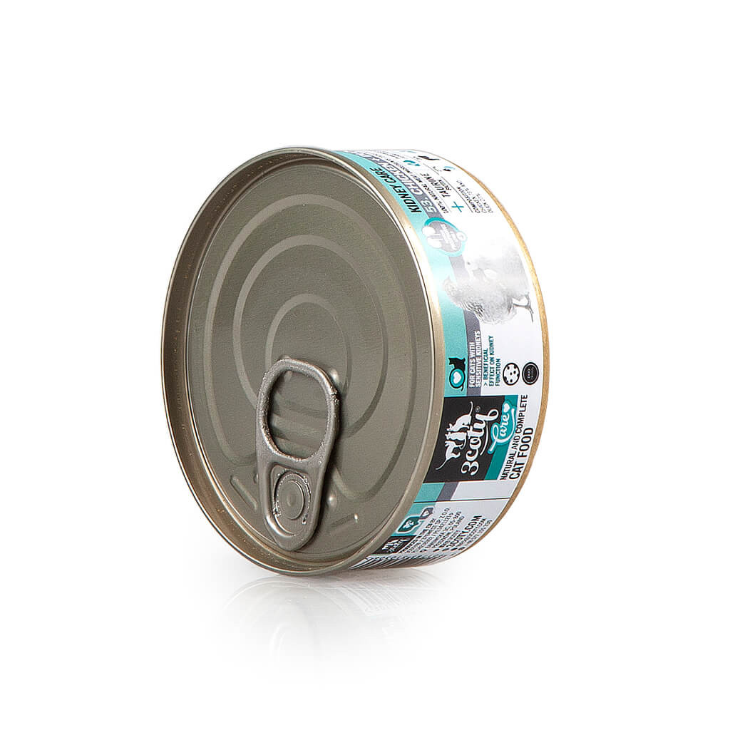 3COTY Chicken with duck Kidney care - nassfutter für Katzen - 24x80g - foto 3