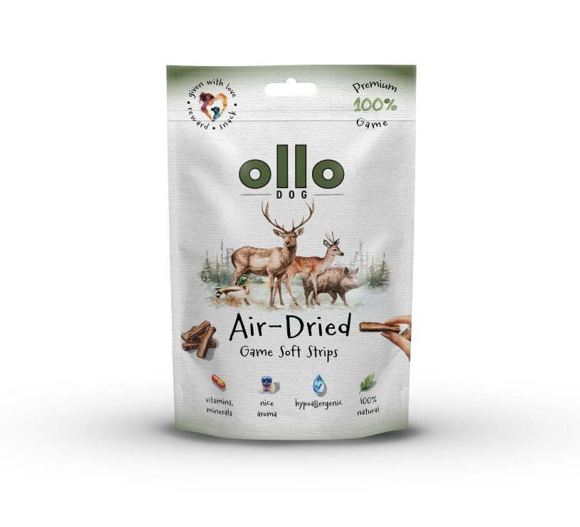 OLLO Air-Dried Game strips - leckerli für hunde - 80g - foto 1