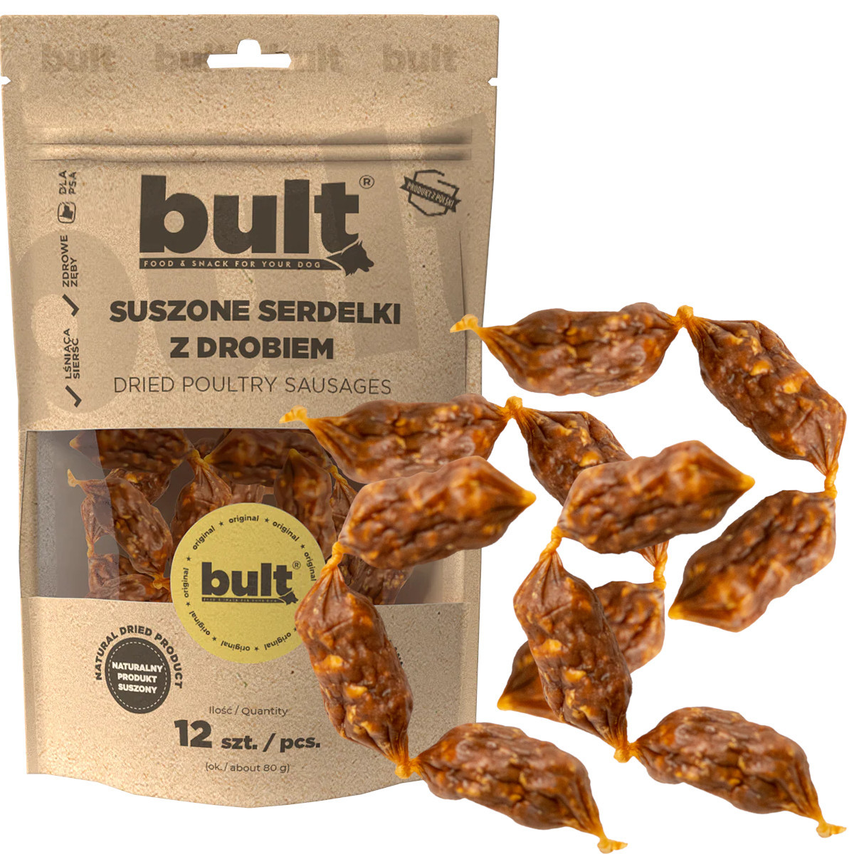 BULT Dried poultry sausages - leckerli für hunde - 12 - foto 1