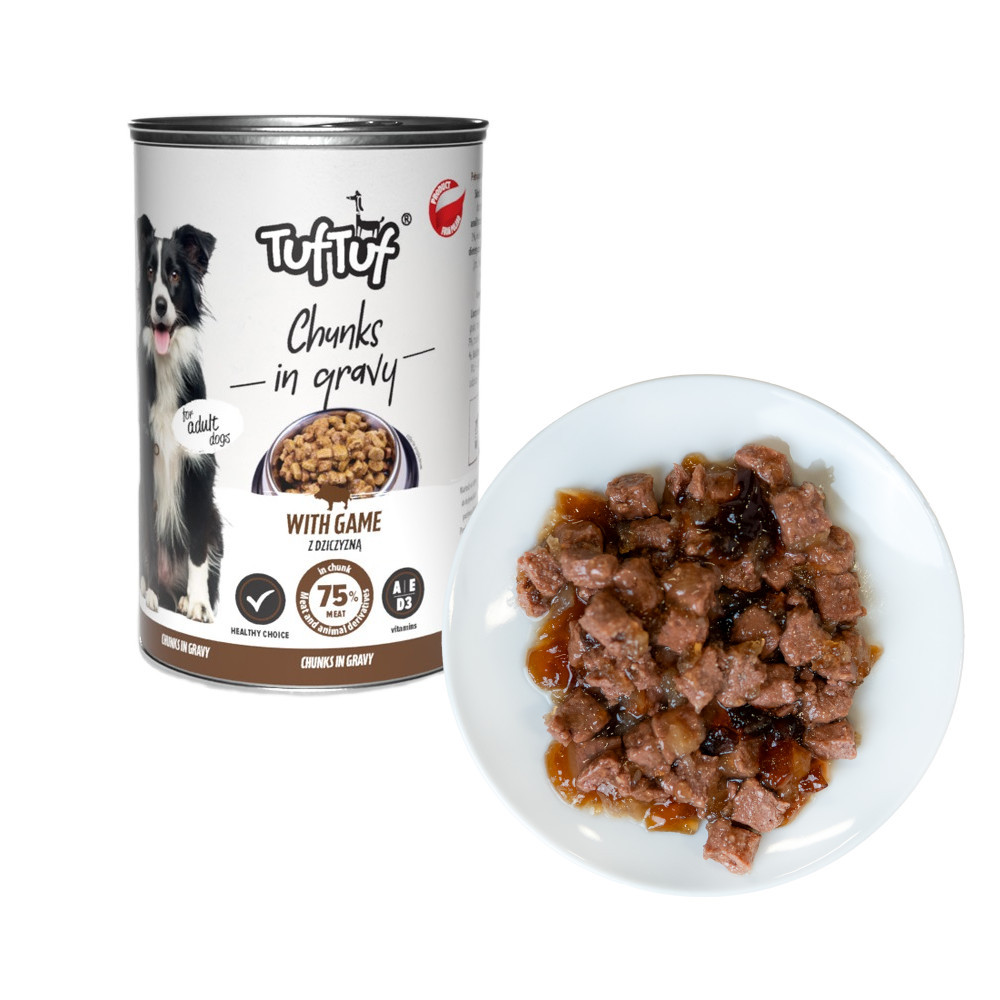 TUF TUF Meatballs MIX 4 Flavours - Nassfutter für Hunde - 24x1250g - foto 4