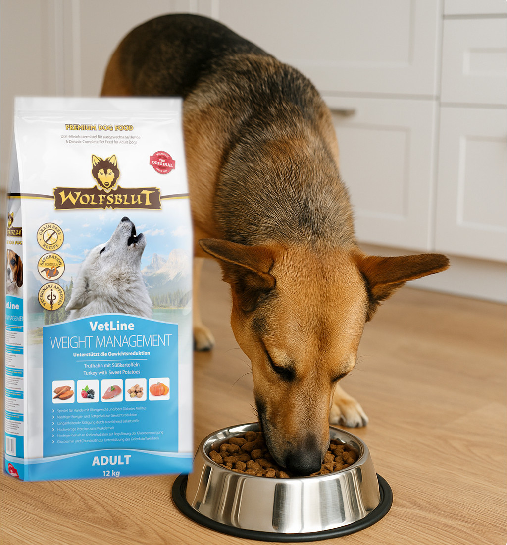 WOLFSBLUT VetLine Weight Management Turkey - trockenfutter für Hunde - 12kg - foto 5