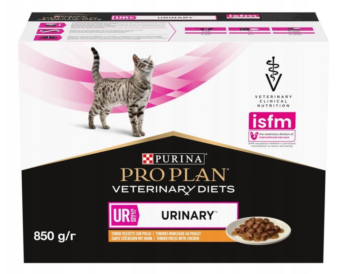 PURINA Pro Plan Veterinary Diets UR St/Ox Urinary Chicken – Nassfutter für Katzen – 10 x 85 g - foto 2
