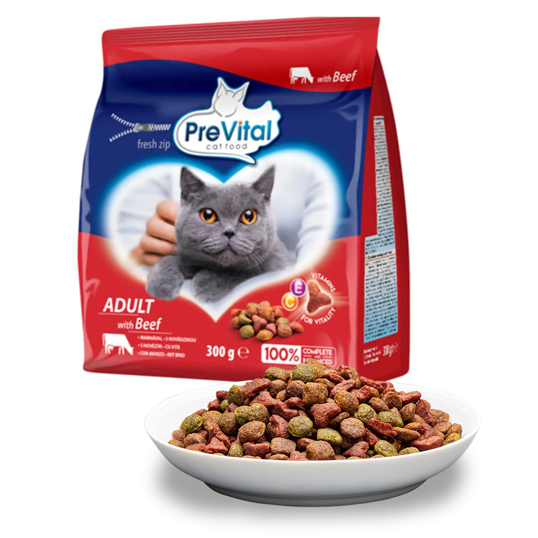 PREVITAL Adult Beef - trockenfutter für Katzen - 300g - foto 1