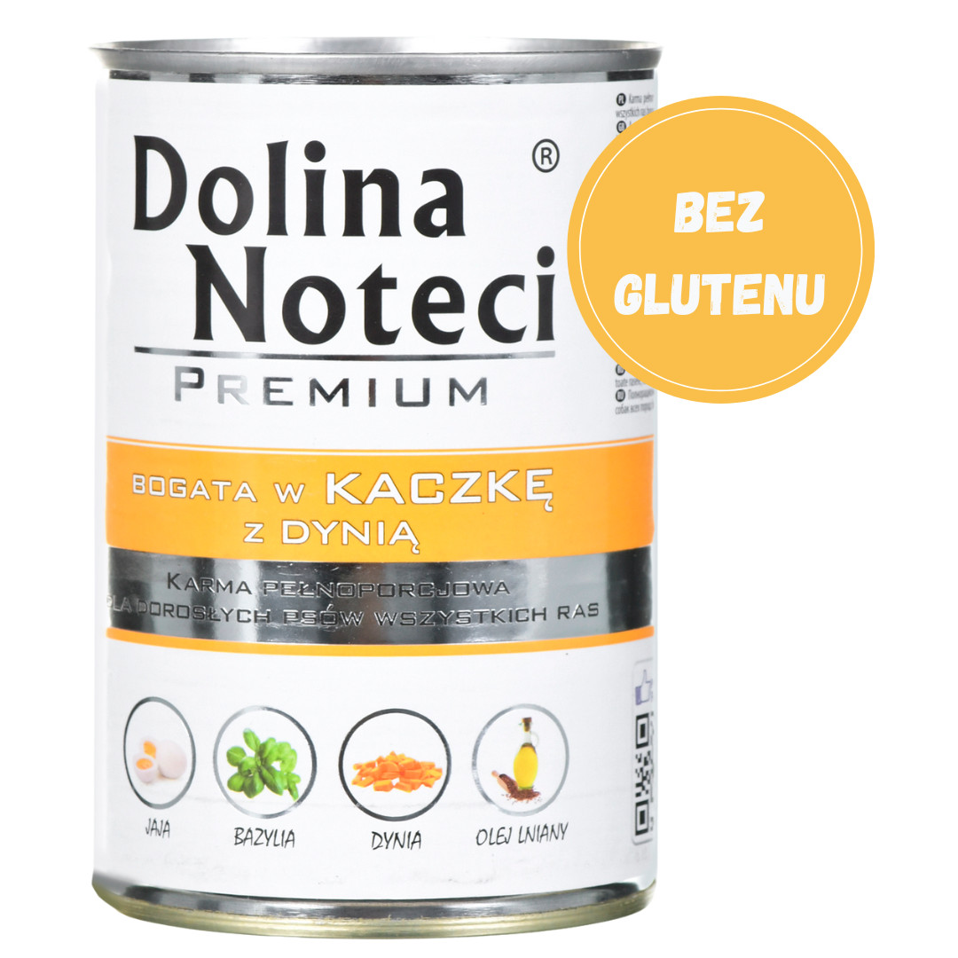 Dolina Noteci Premium Reich an Ente und Kürbis 400 g - foto 2