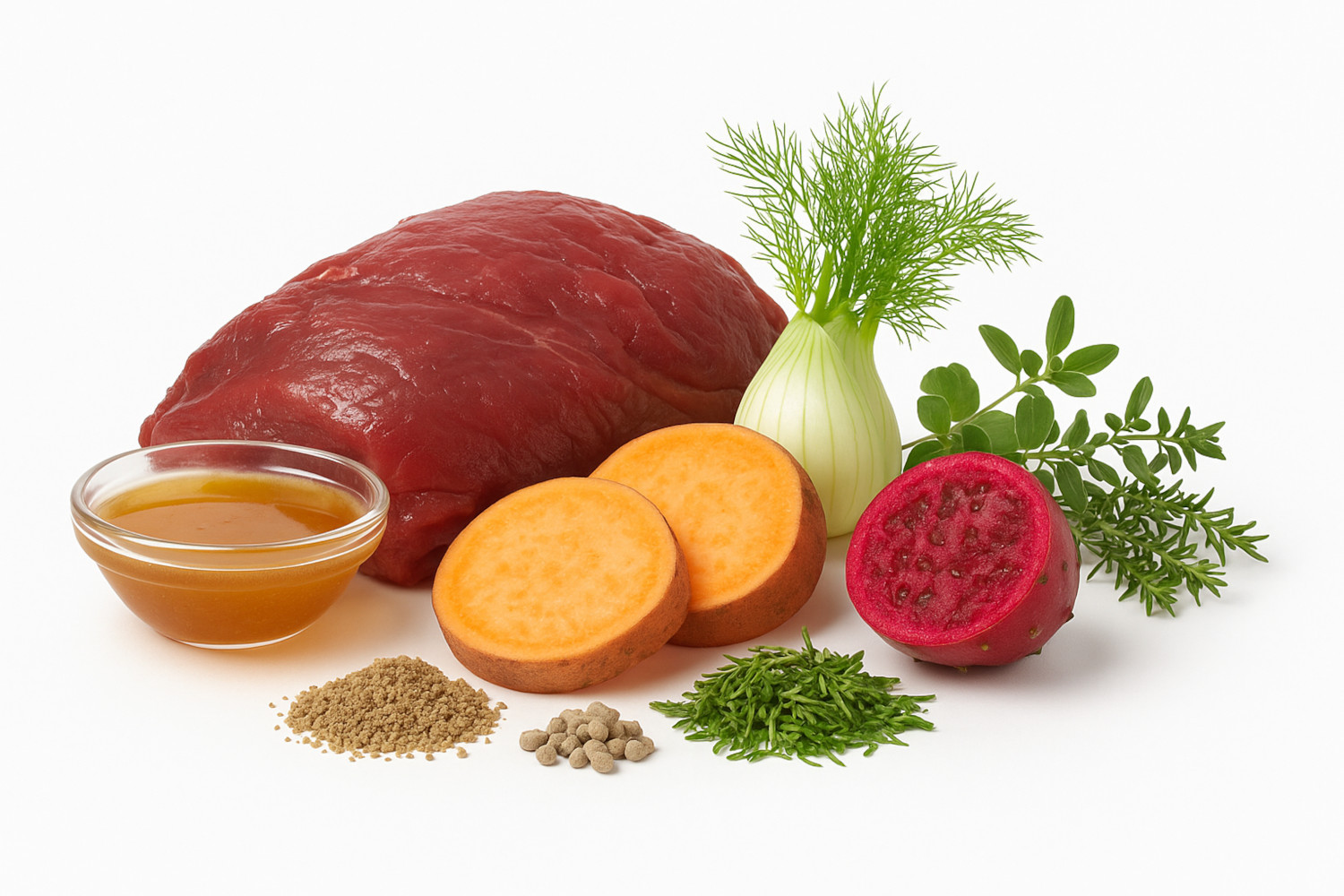 WOLFSBLUT Wide Plain Horse meat with sweet potatoes - Nassfutter für Hunde - 800g - foto 2