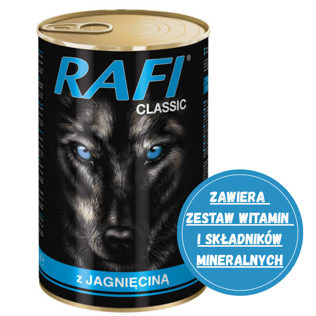 DOLINA NOTECI Rafi Classic mit Lamm - Nassfutter für Hunde 1240 g - foto 2