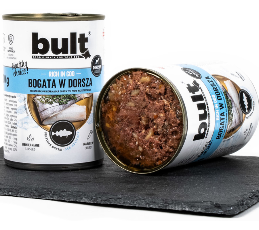 BULT Rich in cod - Nassfutter für Hunde - 6x800 g - foto 1