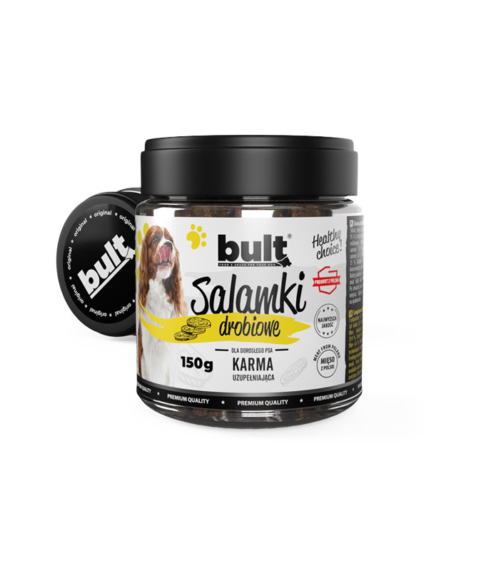 BULT Geflügelsalami + BULT Bio-Hähnchenbrust – Hundesnack – 2x50g + 2x150g - foto 5