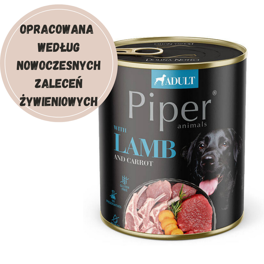 DOLINA NOTECI Piper Lamb with carrot - Nassfutter für Hunde - 800 g - foto 2