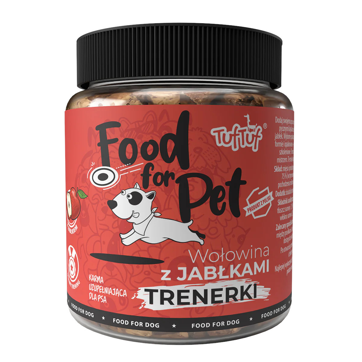 TUF TUF Beef with apple - leckerli für hunde - 120g - foto 3