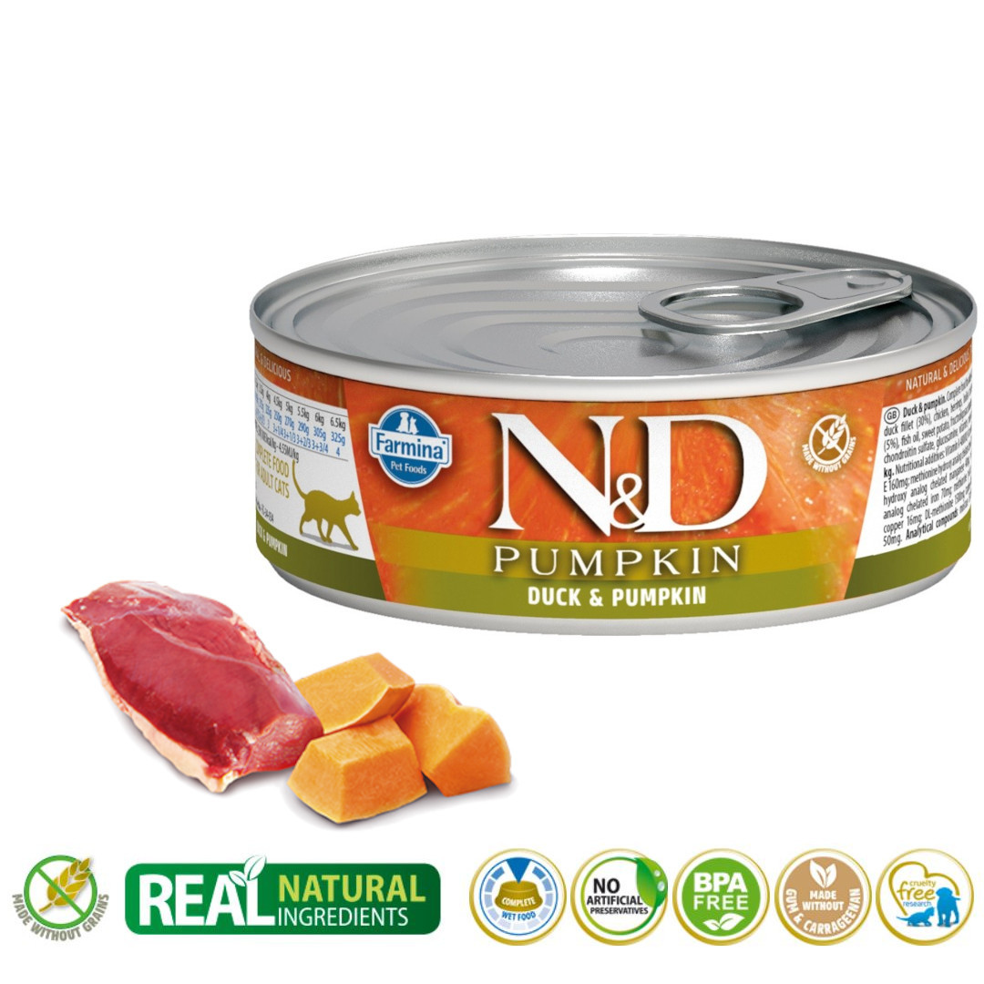 Farmina N&D Cat Duck & Pumpkin 70g - foto 1