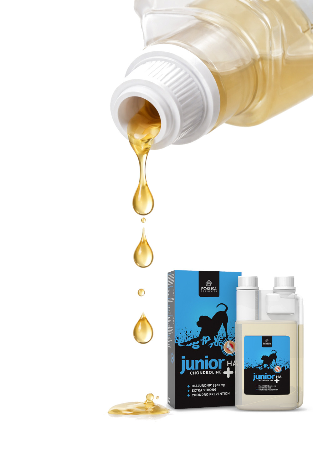 POKUSA BreedingLine ChondroLine + HA Junior - nahrungsergänzungsmittel für hunde- 500ml - foto 3