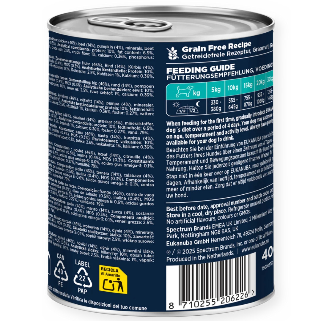 EUKANUBA Life Care Rich in beef and pumpkin - Nassfutter für Hunde - 400g - foto 2