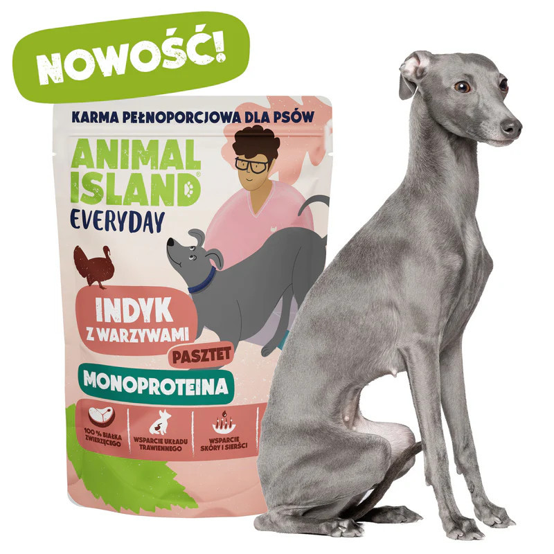ANIMAL ISLAND Everyday Monoprotein Turkey - Nassfutter für Hunde - 300g - foto 1