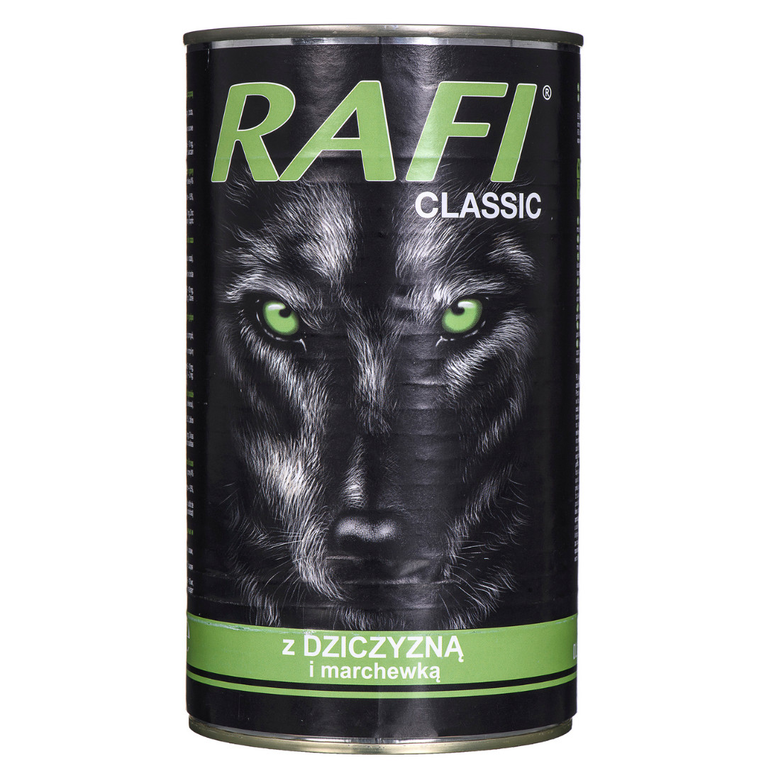 Dolina Noteci Rafi Classic mit Wild und Karotten - Nassfutter für Hunde 1240 g - foto 1