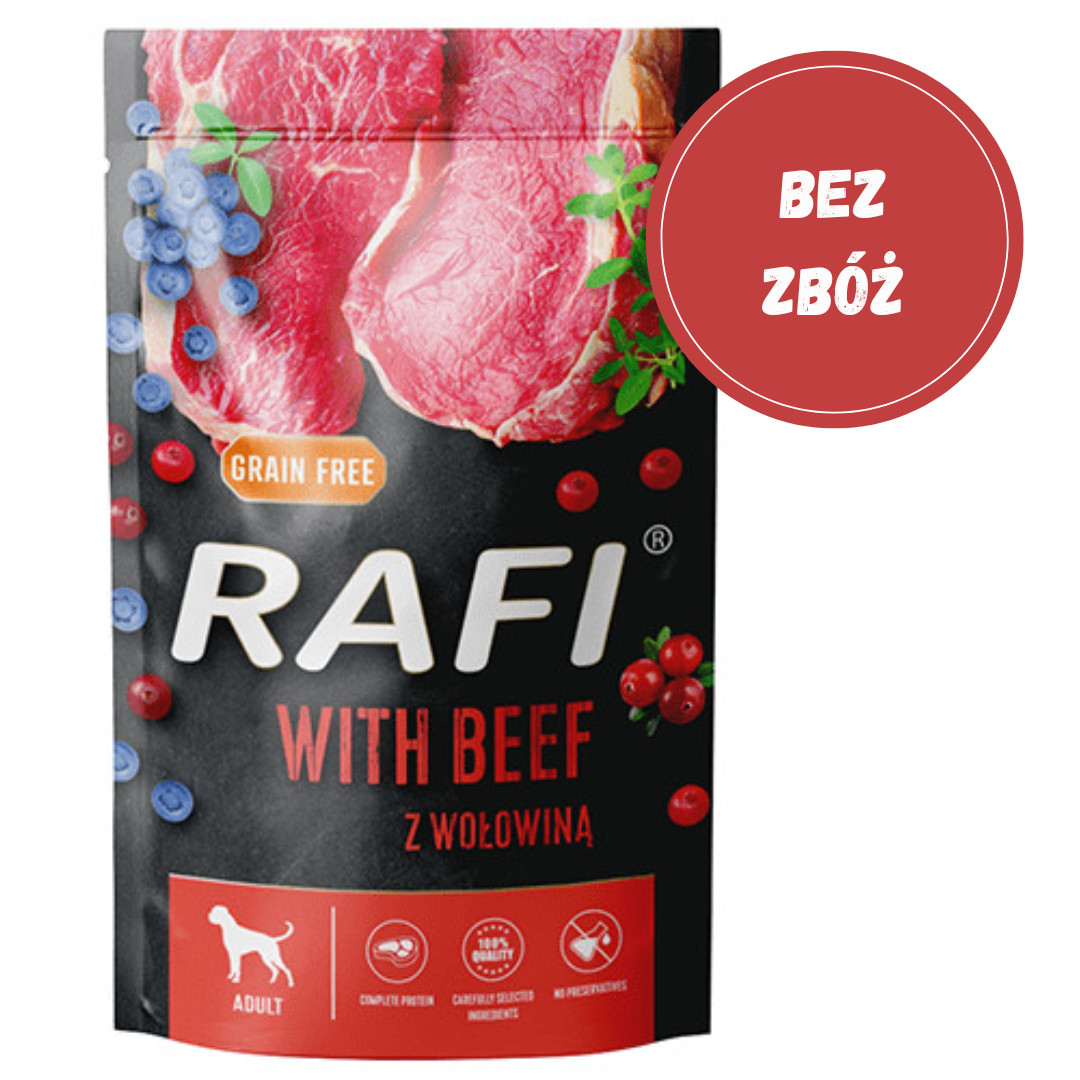 DOLINA NOTECI Rafi with beef - nassfutter für Hunde - 500g - foto 2