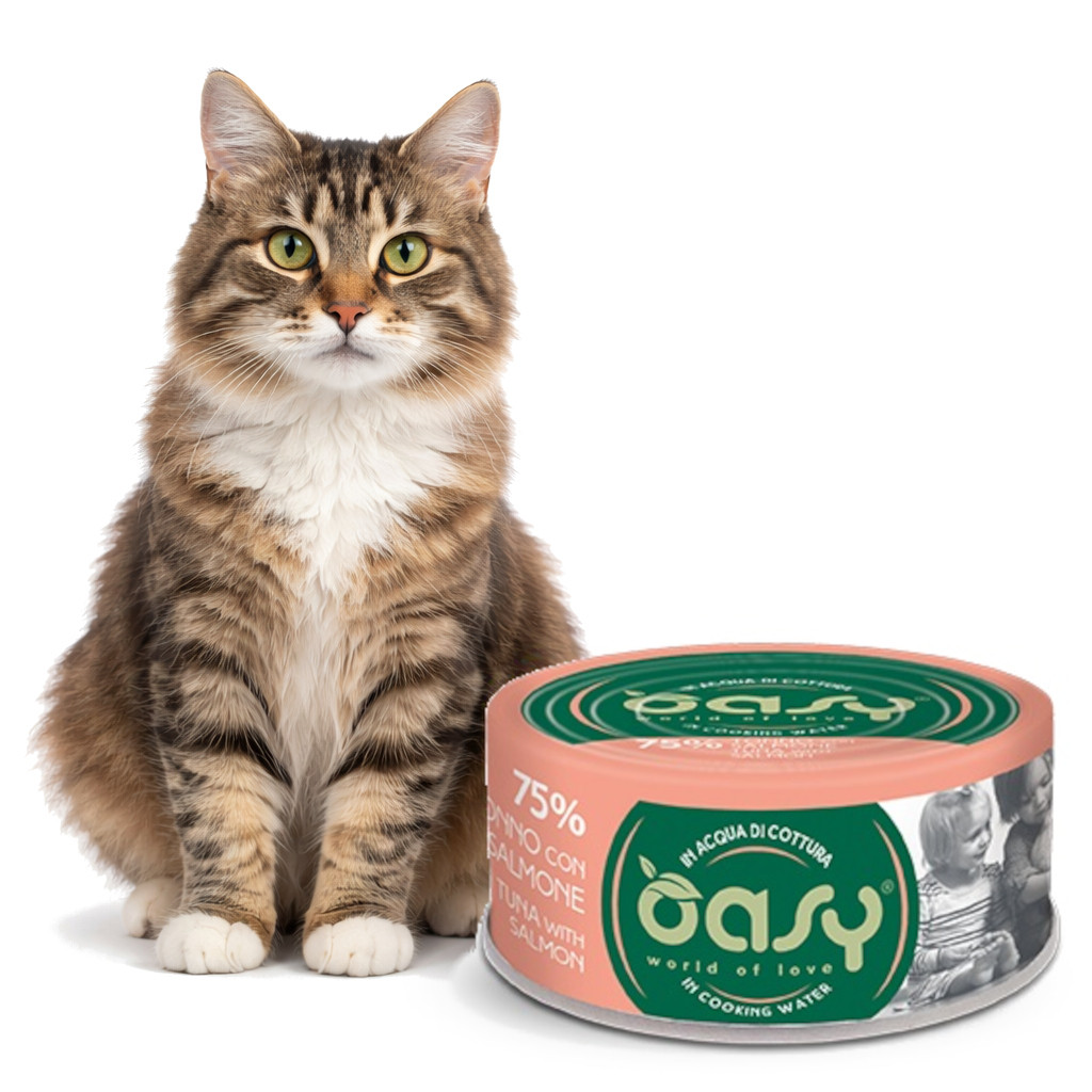OASY More Love Tuna with salmon - nassfutter für Katzen - 70g - foto 2