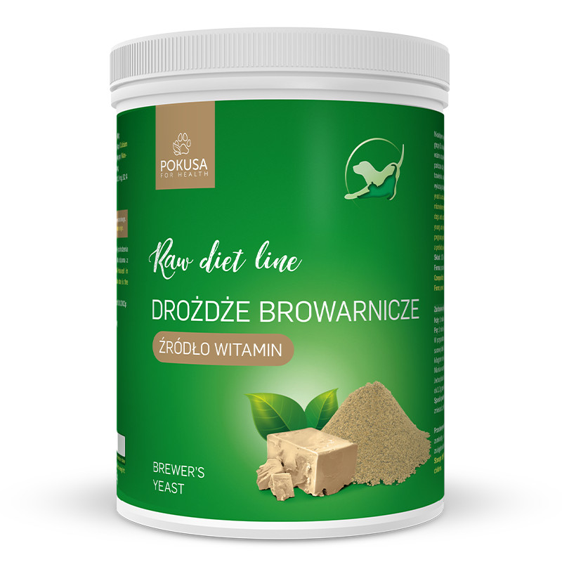 POKUSA RawDietLine Brewer's yeast - nahrungsergänzungsmittel für hunde und katzen - 1000g - foto 1