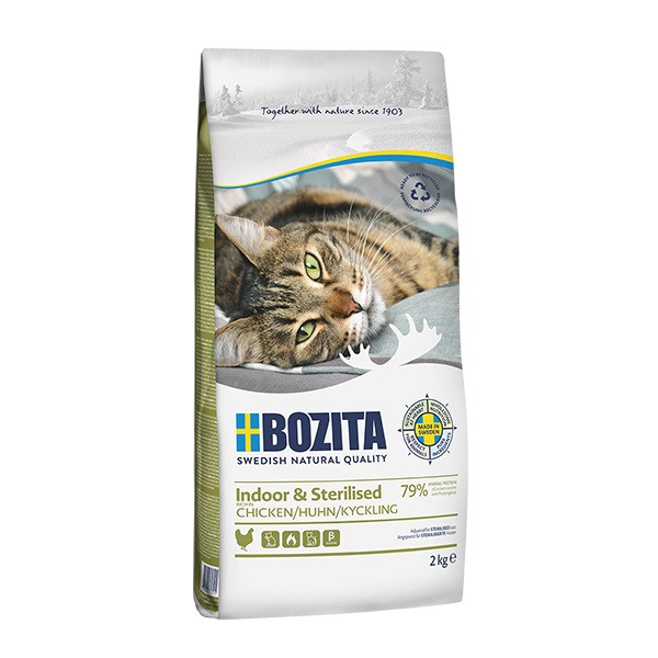 Bozita - Indoor & Sterilised Chicken - Trockenfutter für sterilisierte Katzen - 2kg - foto 1