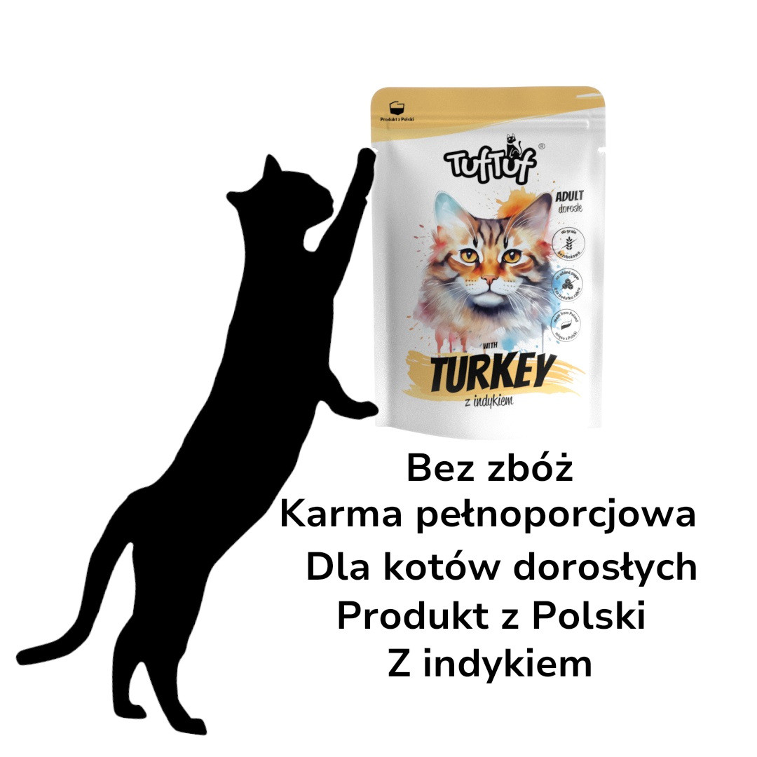 TUF TUF Mielonka MIX Flavours - Nassfutter für Katzen - 12x100g - foto 2