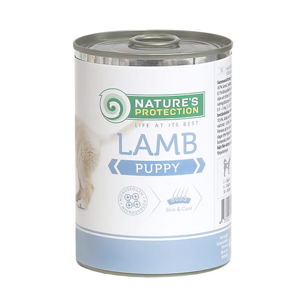 NATURE'S PROTECTION Puppy Lamb - Nassfutter für Welpen - 400 g - foto 1