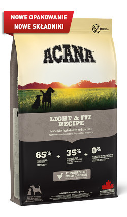 ACANA Dog Light & Fit Recipe - trockenfutter für Hunde - 11,4kg - foto 1