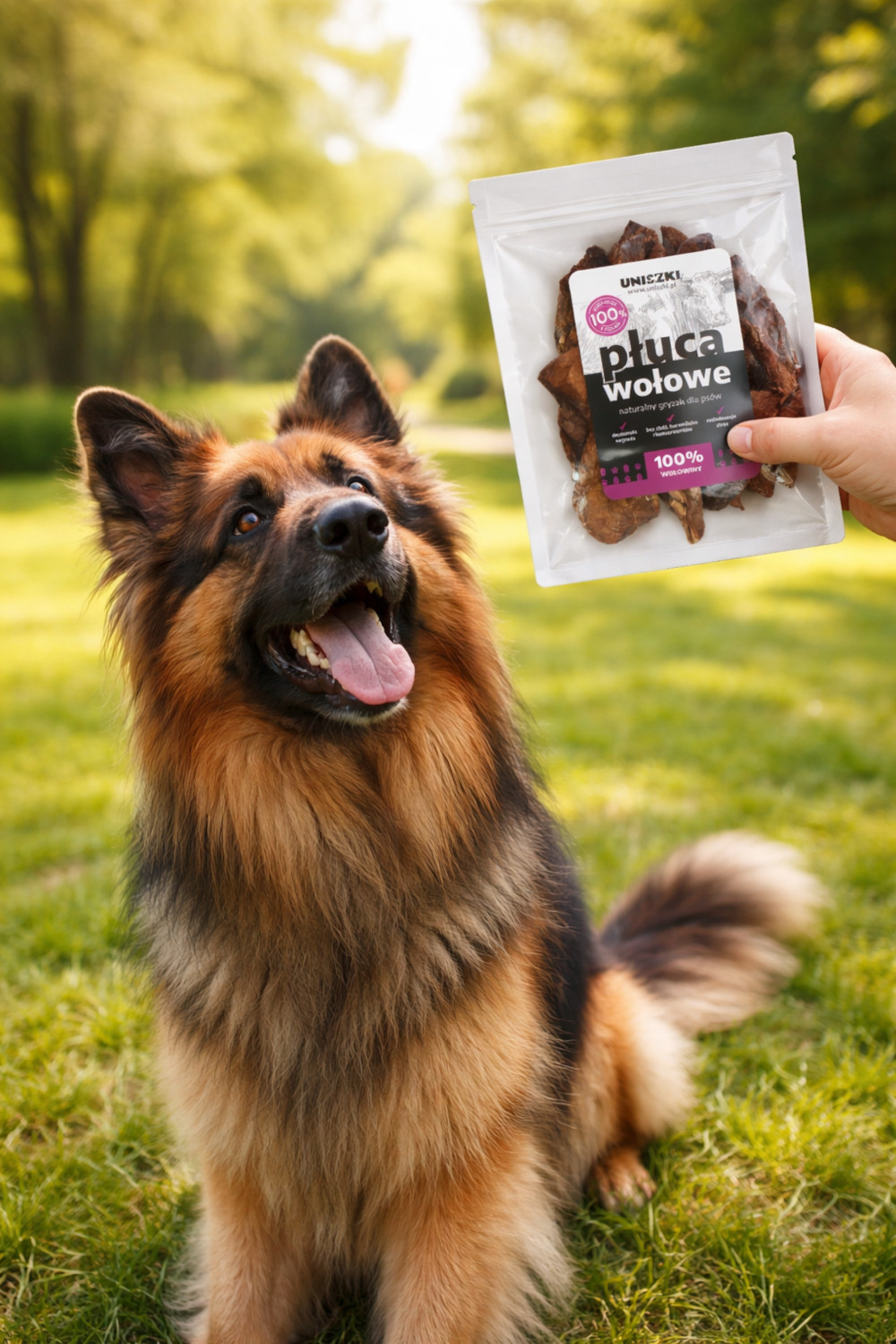 UNISZKI Beef lungs - leckerli für hunde - 200g - foto 3