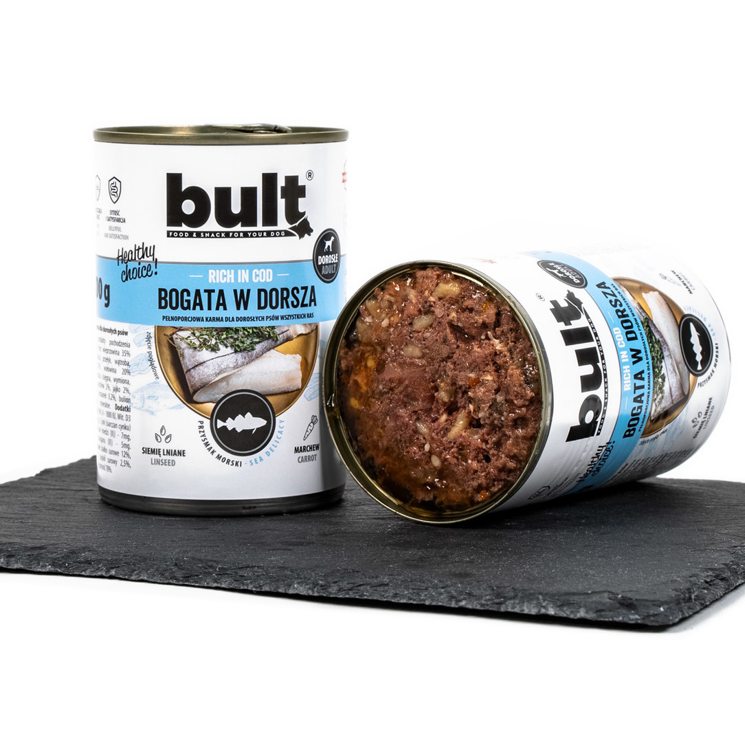 BULT Rich in cod - Nassfutter für Hunde - 400 g - foto 1