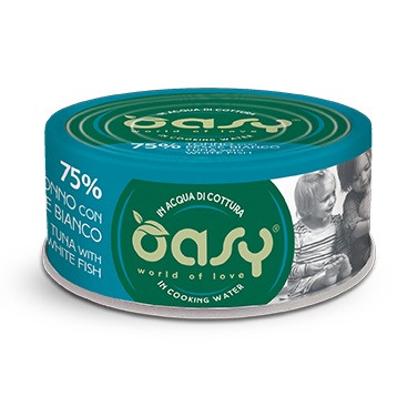 OASY More Love Tuna with white fish - nassfutter für Katzen - 70g - foto 1