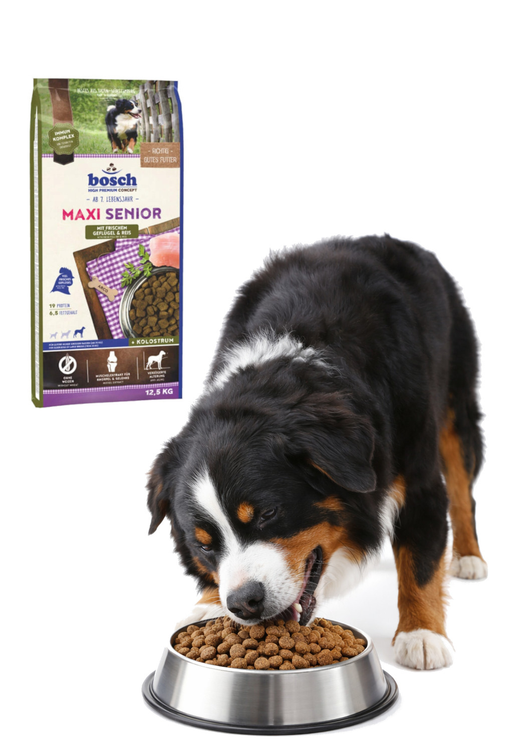 BOSCH Maxi Senior Geflügel und Reis – Trockenfutter für Hunde – 12,5 kg - foto 3