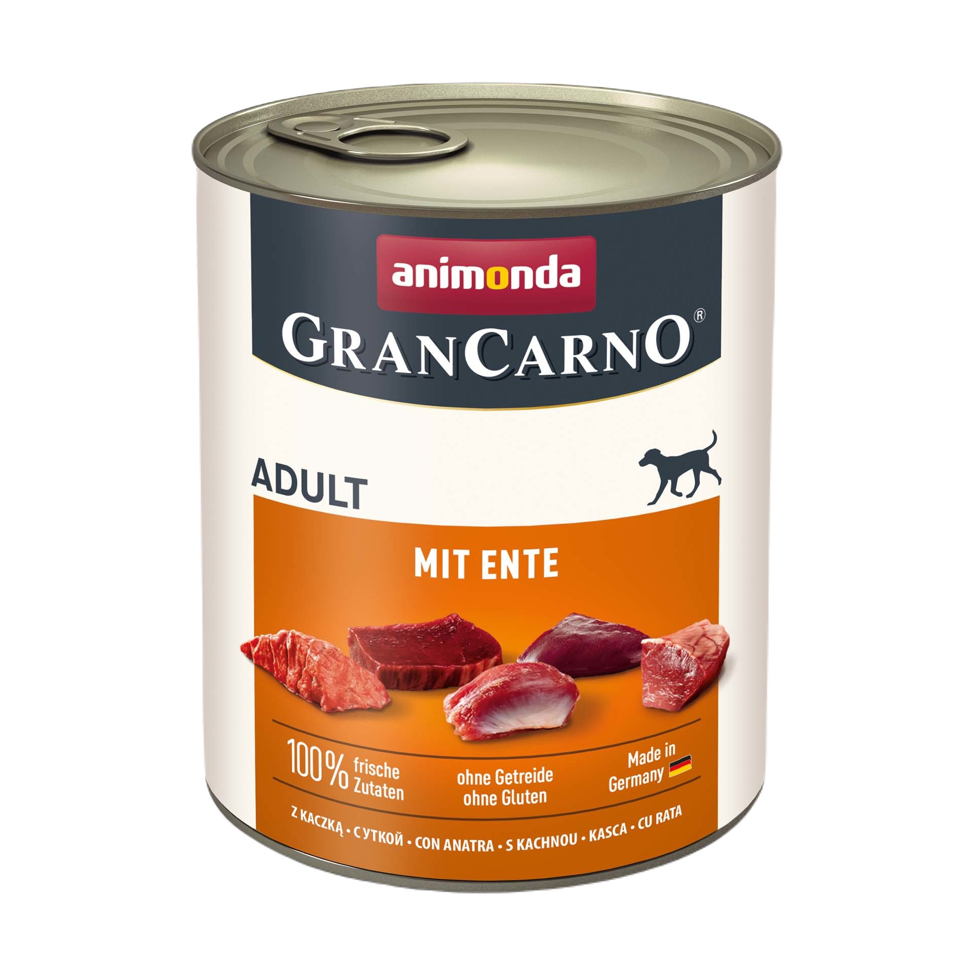 ANIMONDA GranCarno Adult with Duck - Nassfutter für Hunde - 800g - foto 2
