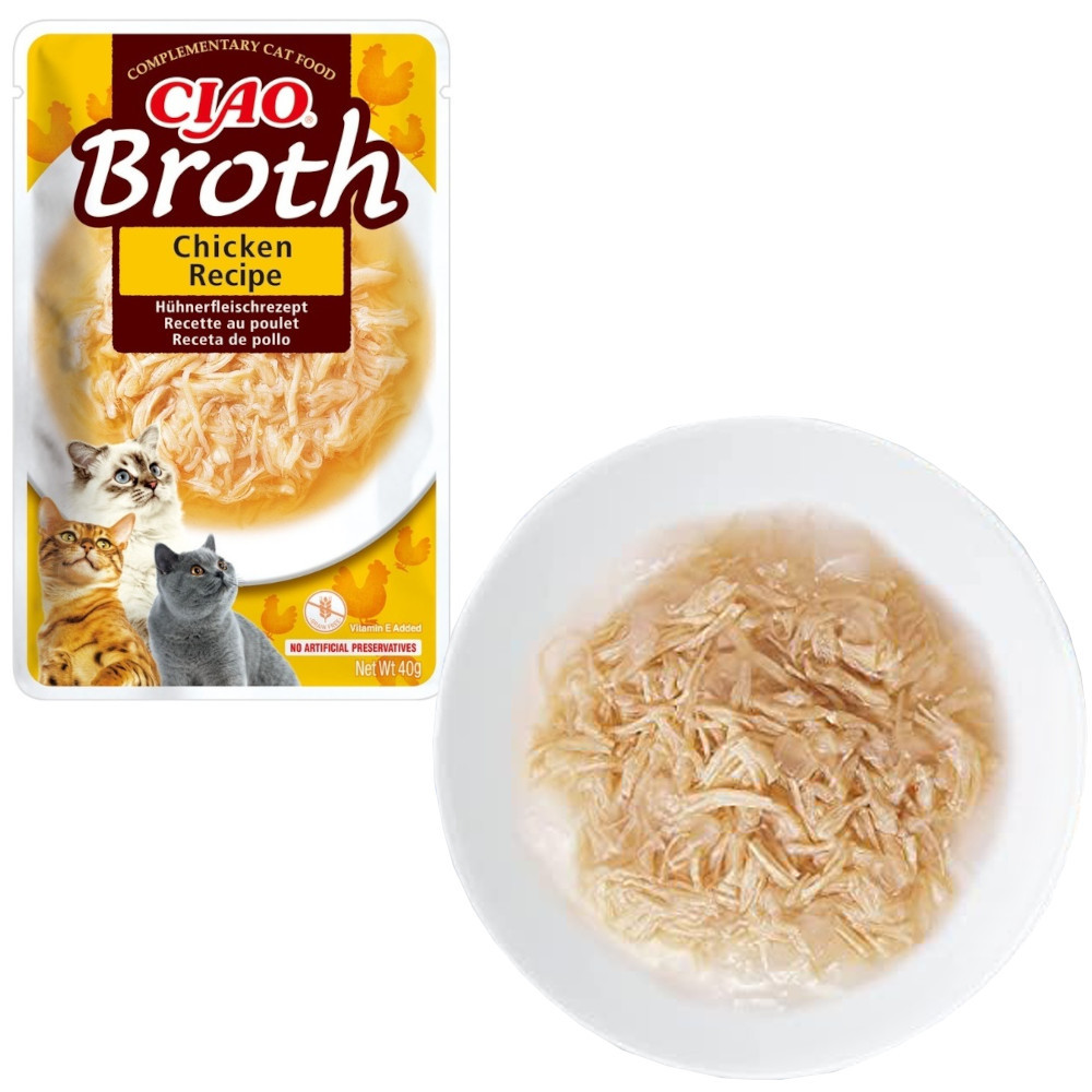 INABA Ciao Broth Chicken - Katze behandeln - 40g - foto 1