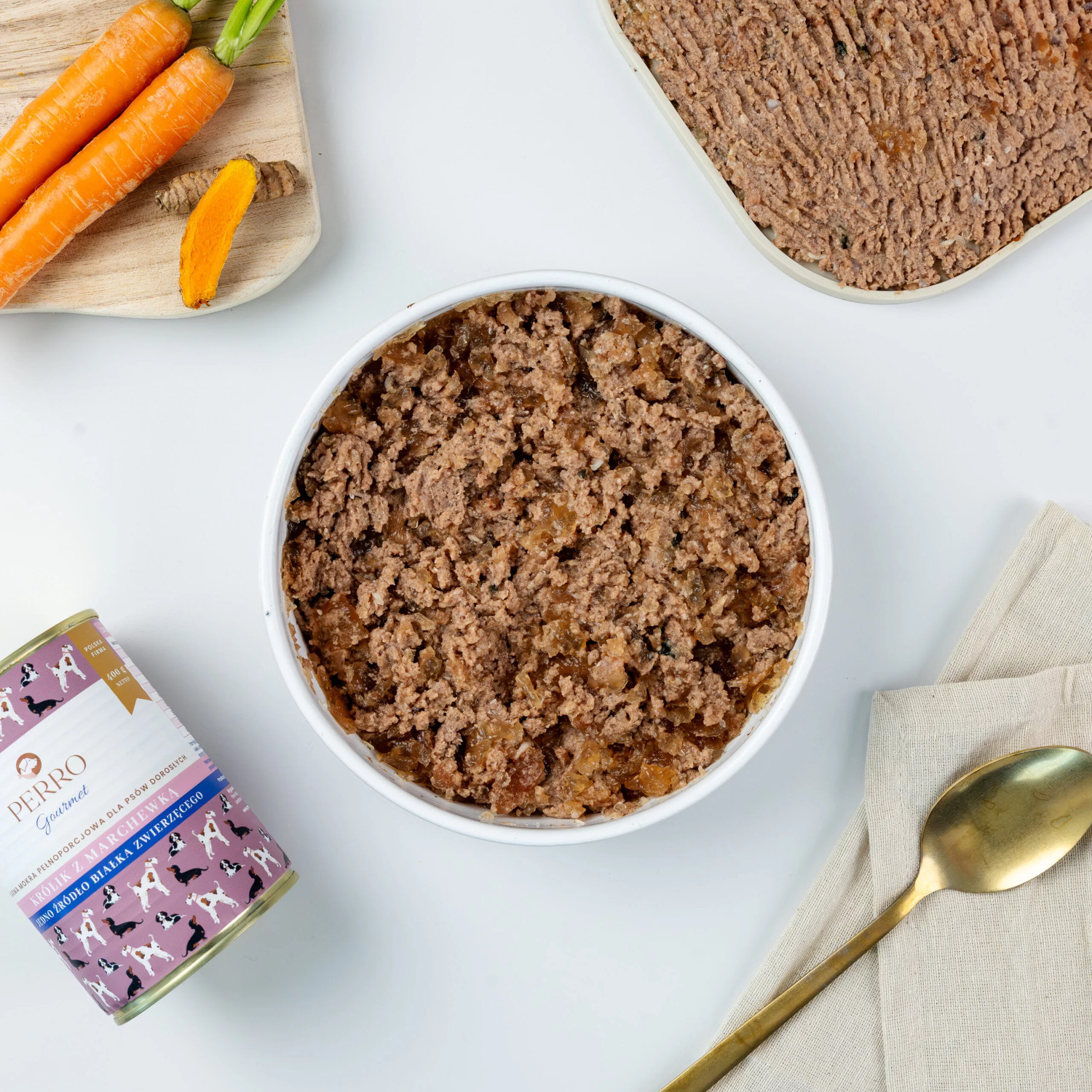 PERRO Gourmet Rabbit with carrot - nassfutter für Hunde - 200g - foto 1