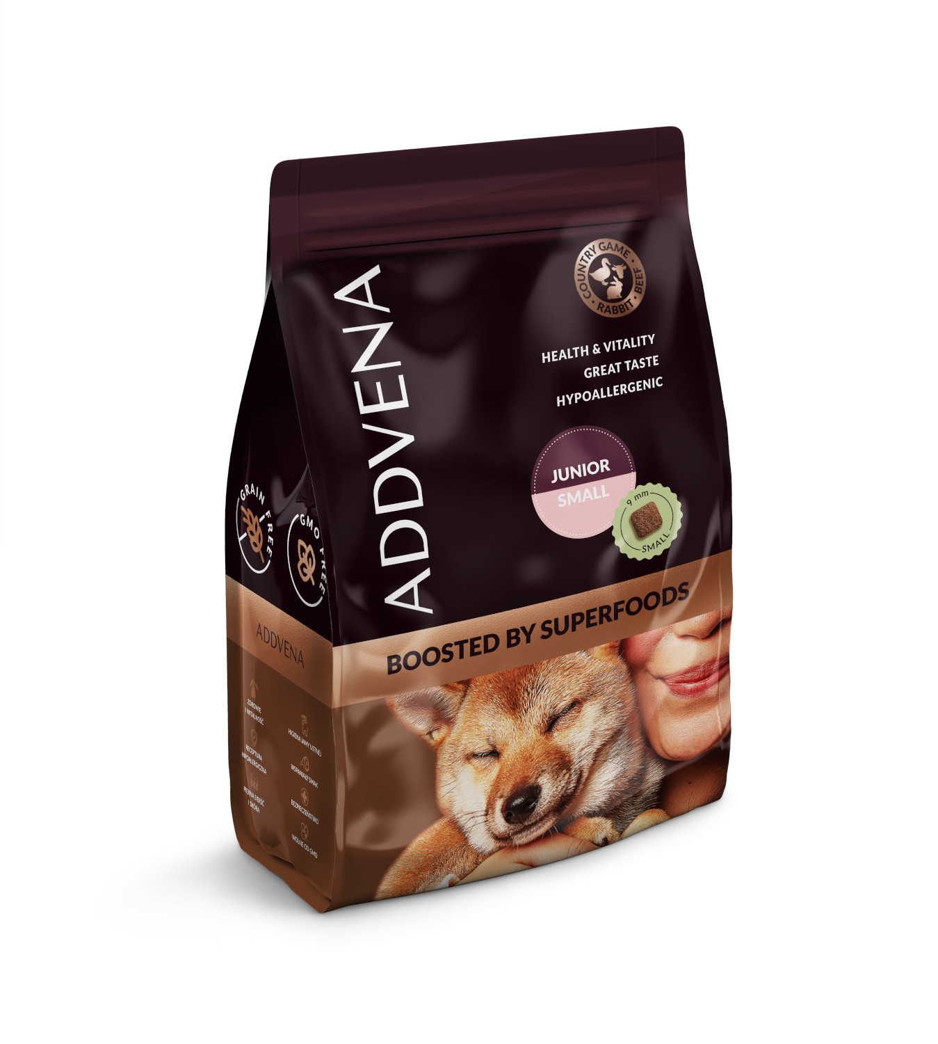 ADDVENA Boosted by superfoods Junior Small Beef - trockenfutter für Hunde - 2,5kg - foto 2