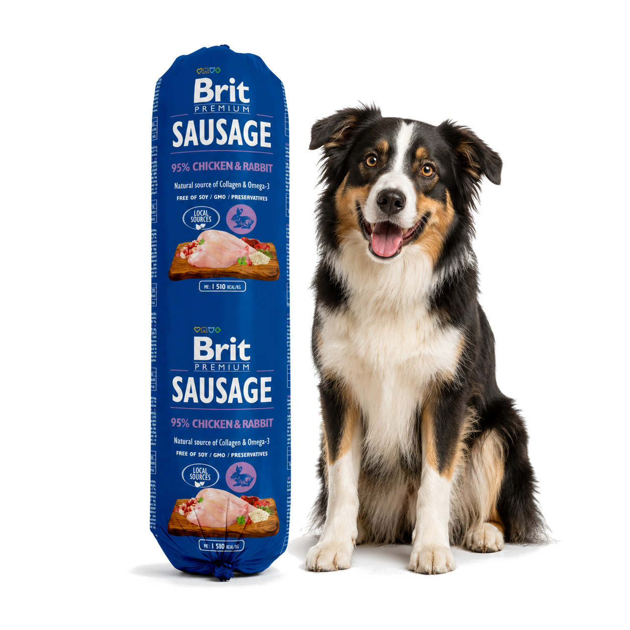 BRIT Premium Sausage Huhn und Kaninchen - Nassfutter für Hunde - 800g - foto 2