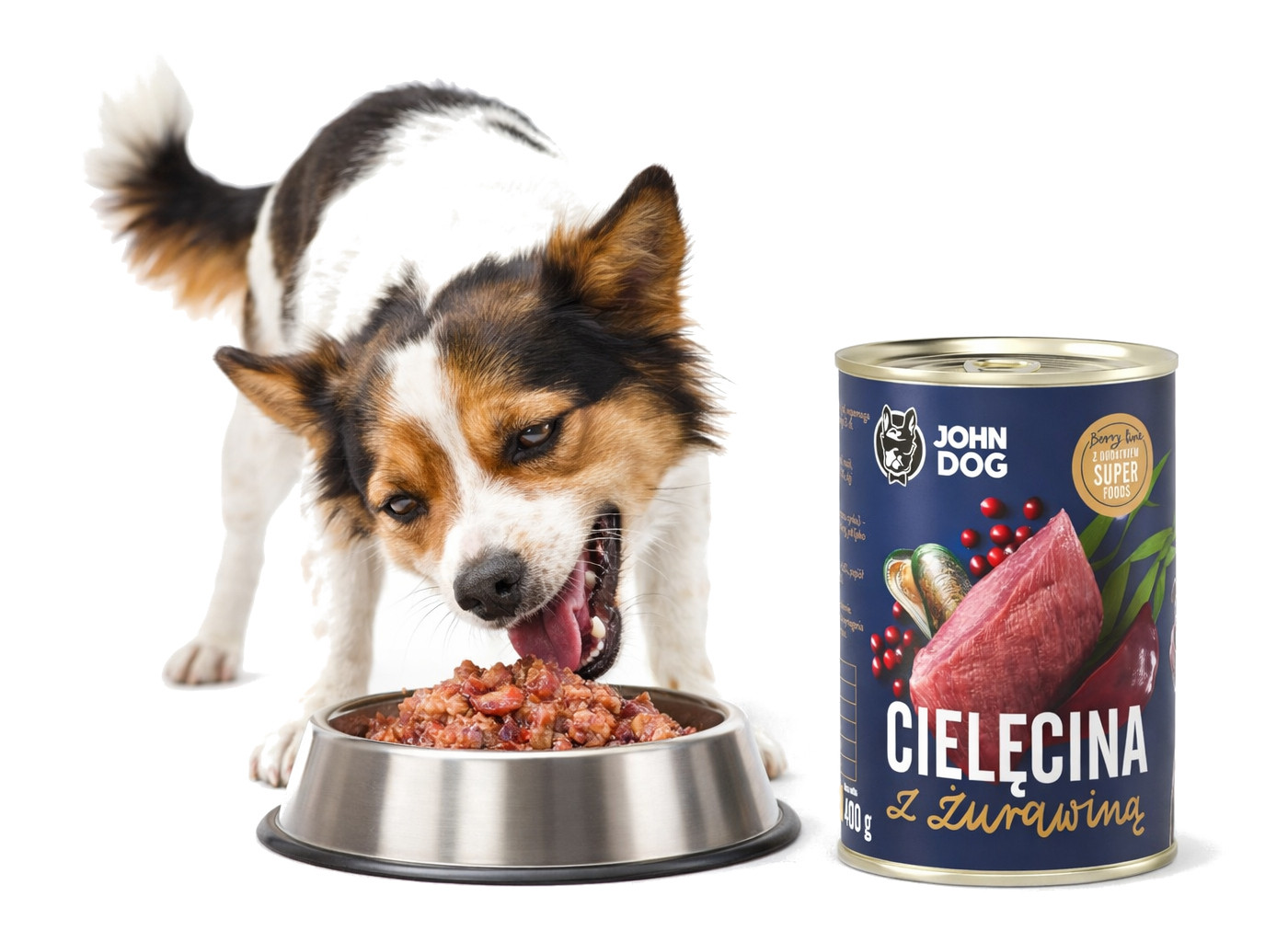 JOHN DOG Berry Line Adult Veal with cranberries - Nassfutter für Hunde - 400g - foto 4