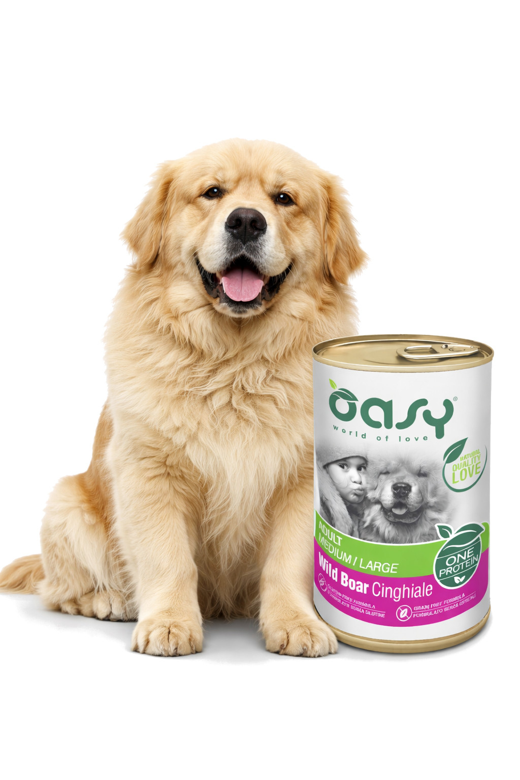 OASY One Protein Adult Medium/Large Wild Boar - Nassfutter für Hunde - 400g - foto 2