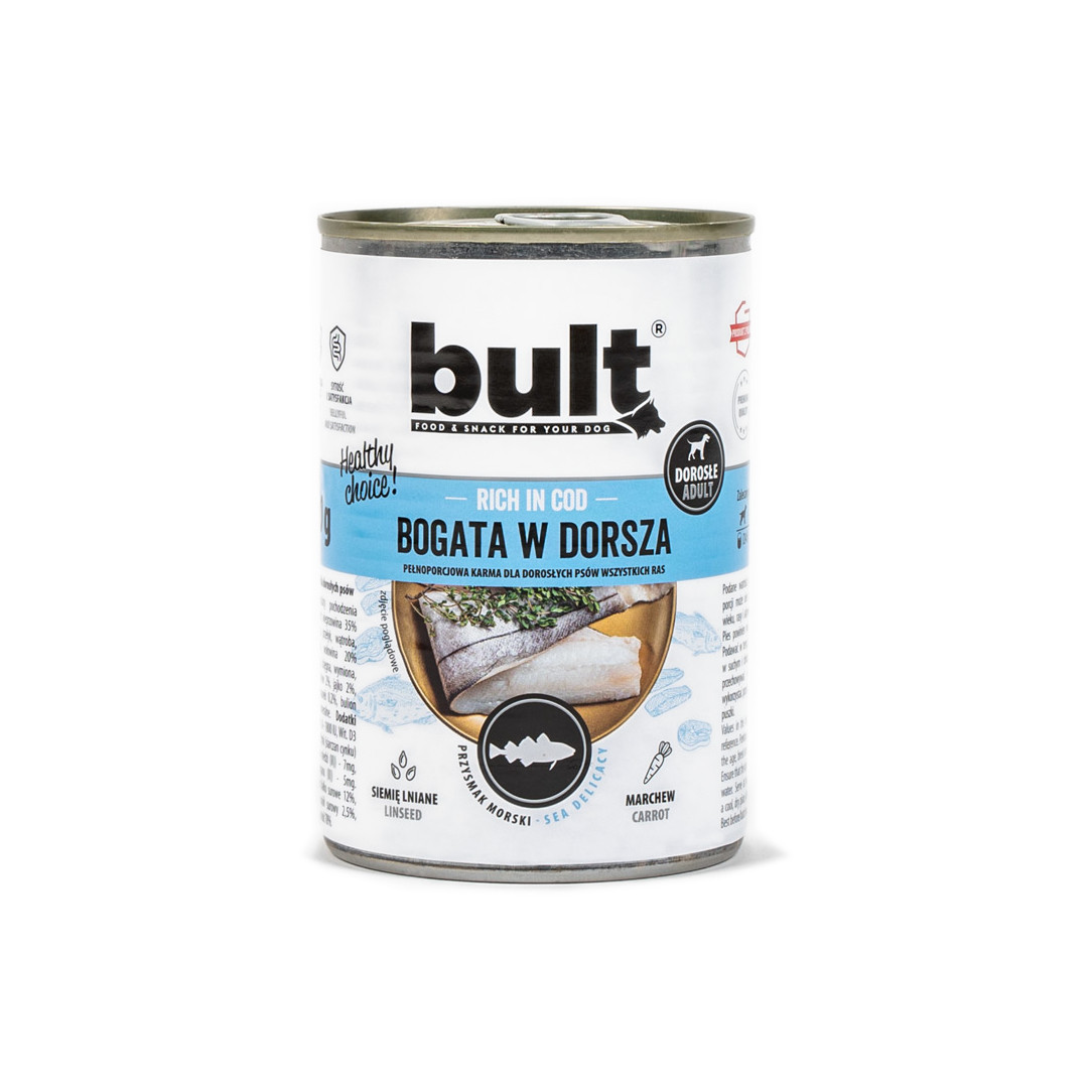 BULT Rich in cod - Nassfutter für Hunde - 400 g - foto 3