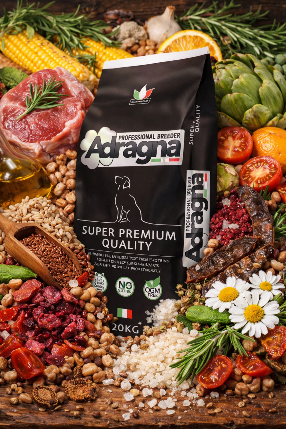 ADRAGNA Super Premium Quality Medium/Maxi Lamb - trockenfutter für Hunde - 20kg - foto 2