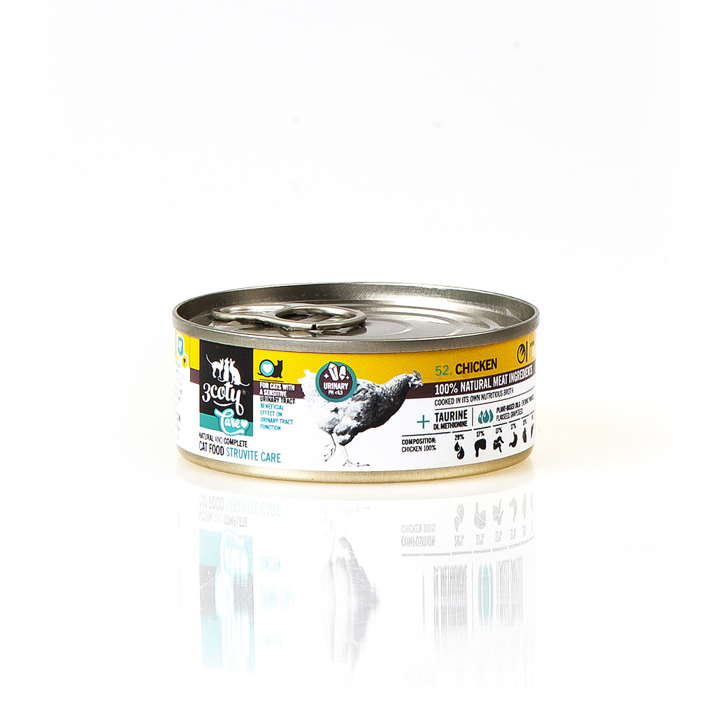 3COTY Chicken Struvite care - nassfutter für Katzen - 6x80g - foto 1