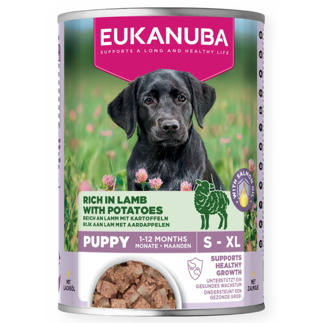 EUKANUBA Life Care Puppy Reich an Lamm und Kartoffeln - Nassfutter für Hunde - 12x400g - foto 1