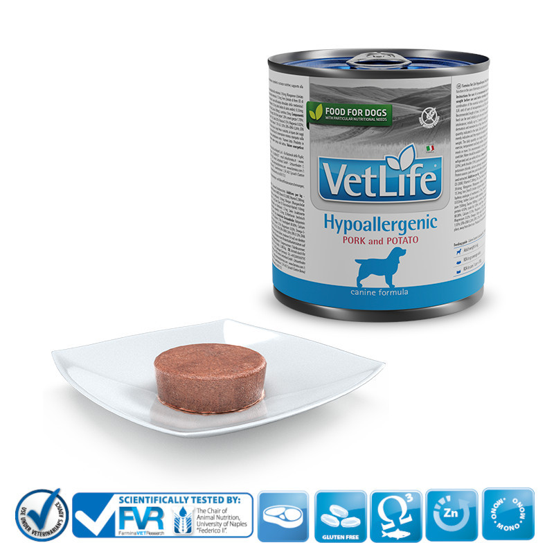 FARMINA Vet Life Hypoallergenic Pork & Potato - Nassfutter für Hunde - 300 g - foto 2