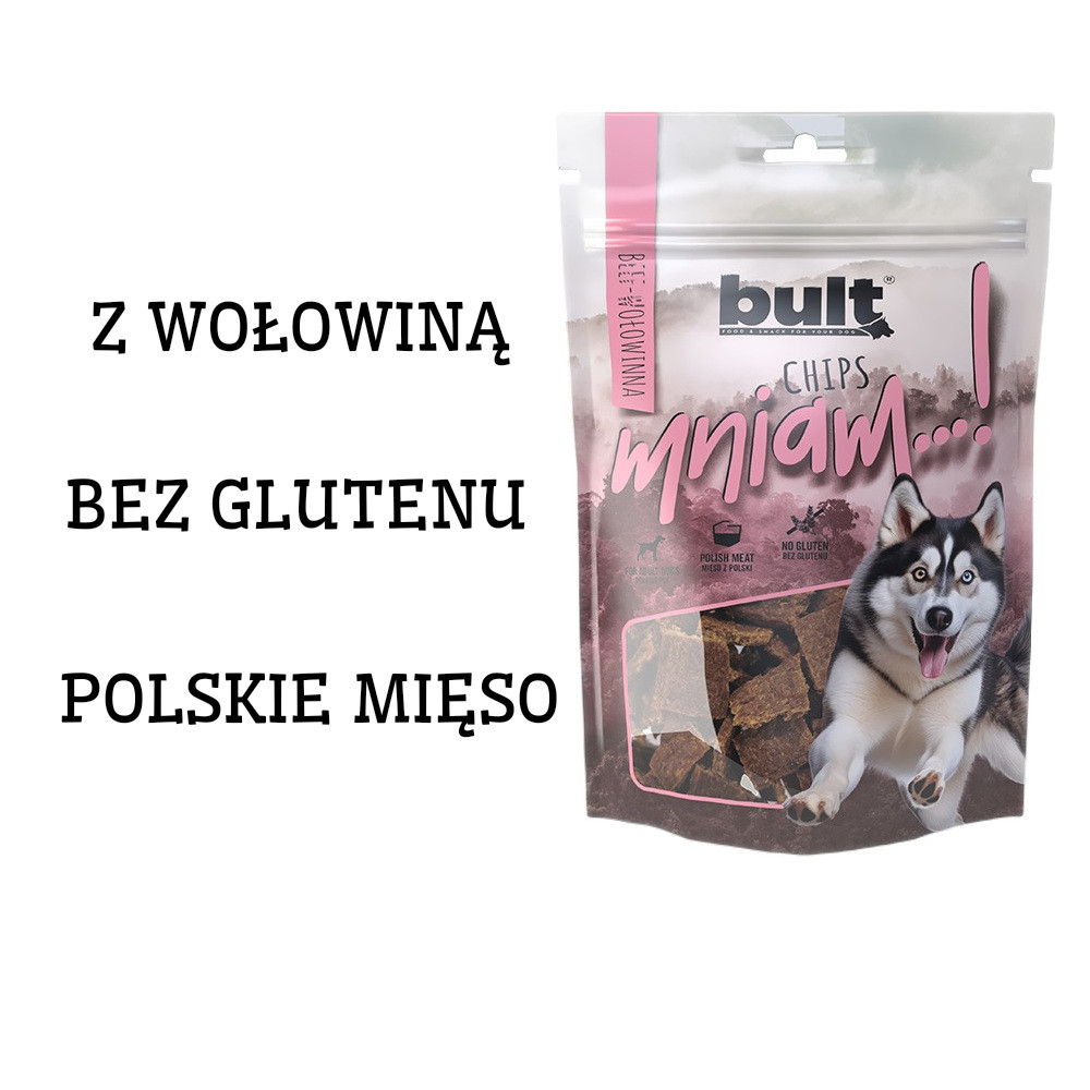 BULT Beef chips - leckerli für hunde - 100g - foto 2