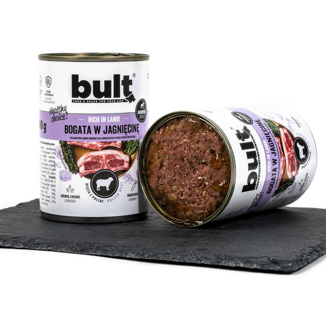 BULT Rich in lamb - Nassfutter für Hunde - 400 g - foto 1