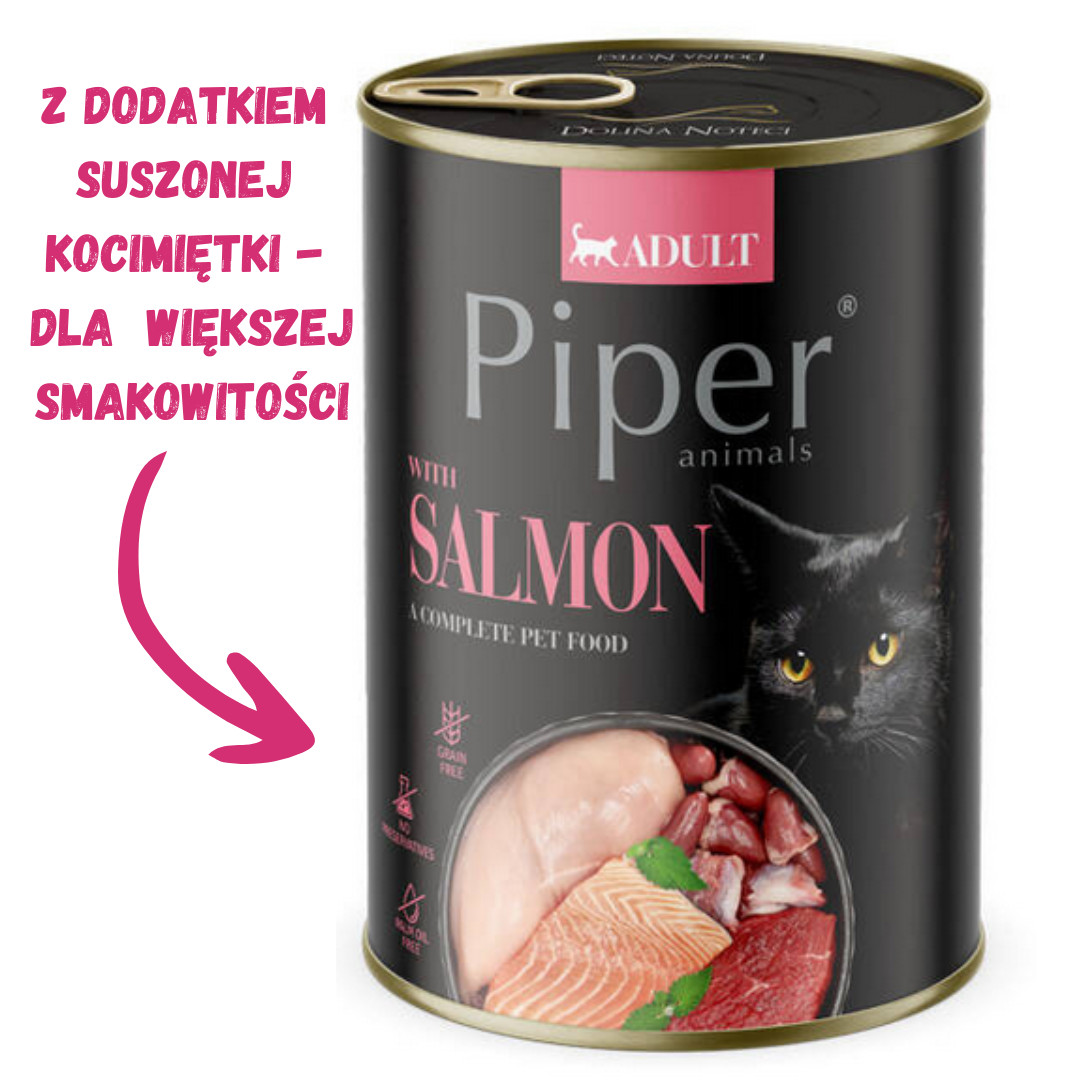 DOLINA NOTECI Piper Animals MIX Flavours - Nassfutter für Katzen - 24x400g - foto 4