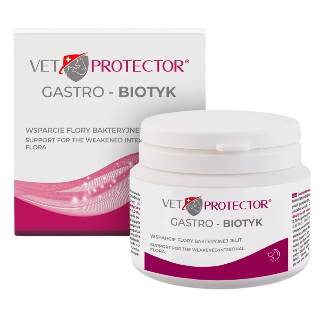 JM SANTE Vet Protector Gastro - Biotyk - multibiotikum für hunde und katzen – 60 g - foto 2