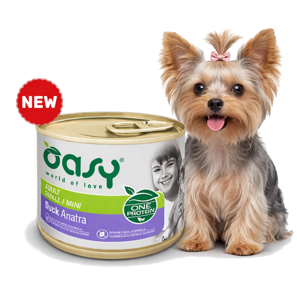 OASY One Protein Adult Small/Mini Duck - Nassfutter für Hunde - 200g - foto 2