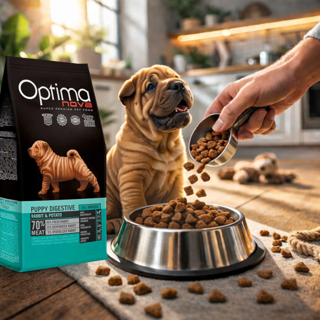 OPTIMANOVA Puppy Digestive Rabbit & Potato - trockenfutter für Hunde - 12kg - foto 3