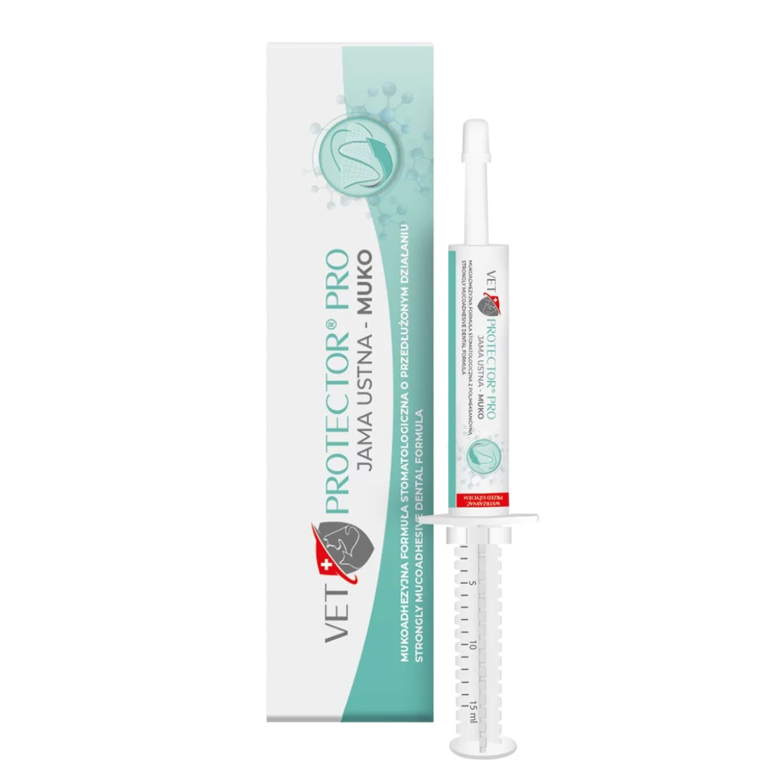 JM SANTE Vet Protector Pro Muko - schutzgel für die mundhöhle bei hunden und katzen – 15 ml - foto 1